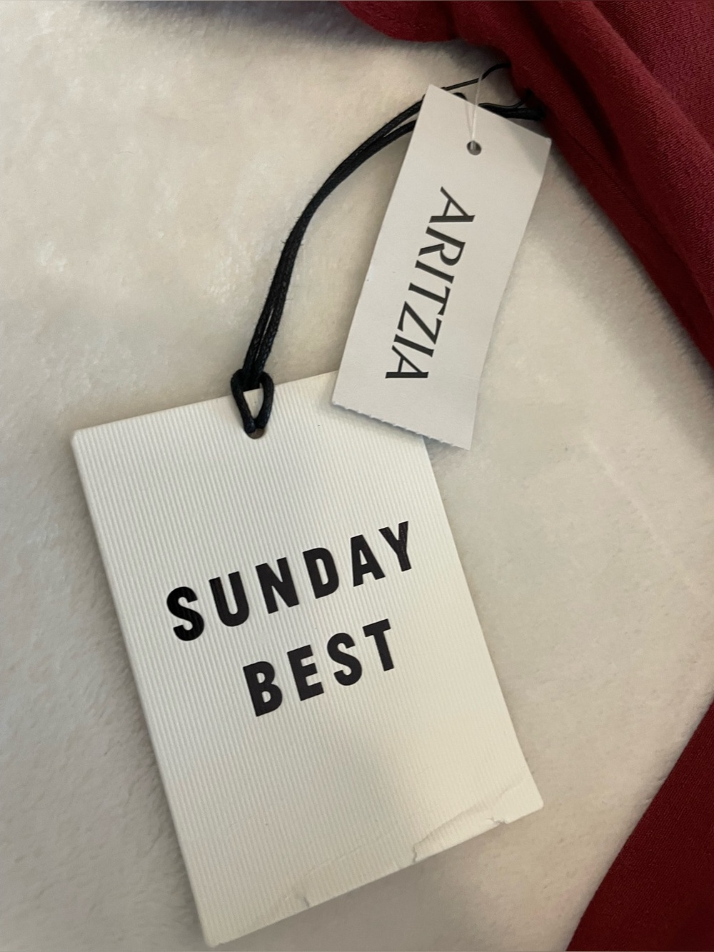 NWT Aritzia Sunday Best Vanessa Dress Burnt Clay XXS Flutter Sleeve Mini - Picture 5 of 17